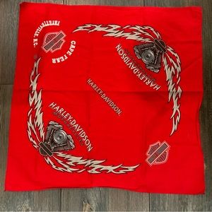 Lot of 3 Bandanas Kerchiefs 1-Vintage 1996 Harley Davidson Cape Fear 2 Paisley